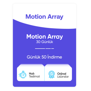 Motion Array – 30 Günlük